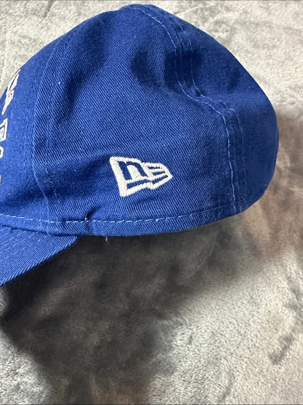 EUC New Era Toddler Baseball Cap - Royal Blue and White Lil Blue Jays Fan